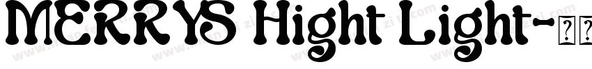 MERRYS Hight Light字体转换